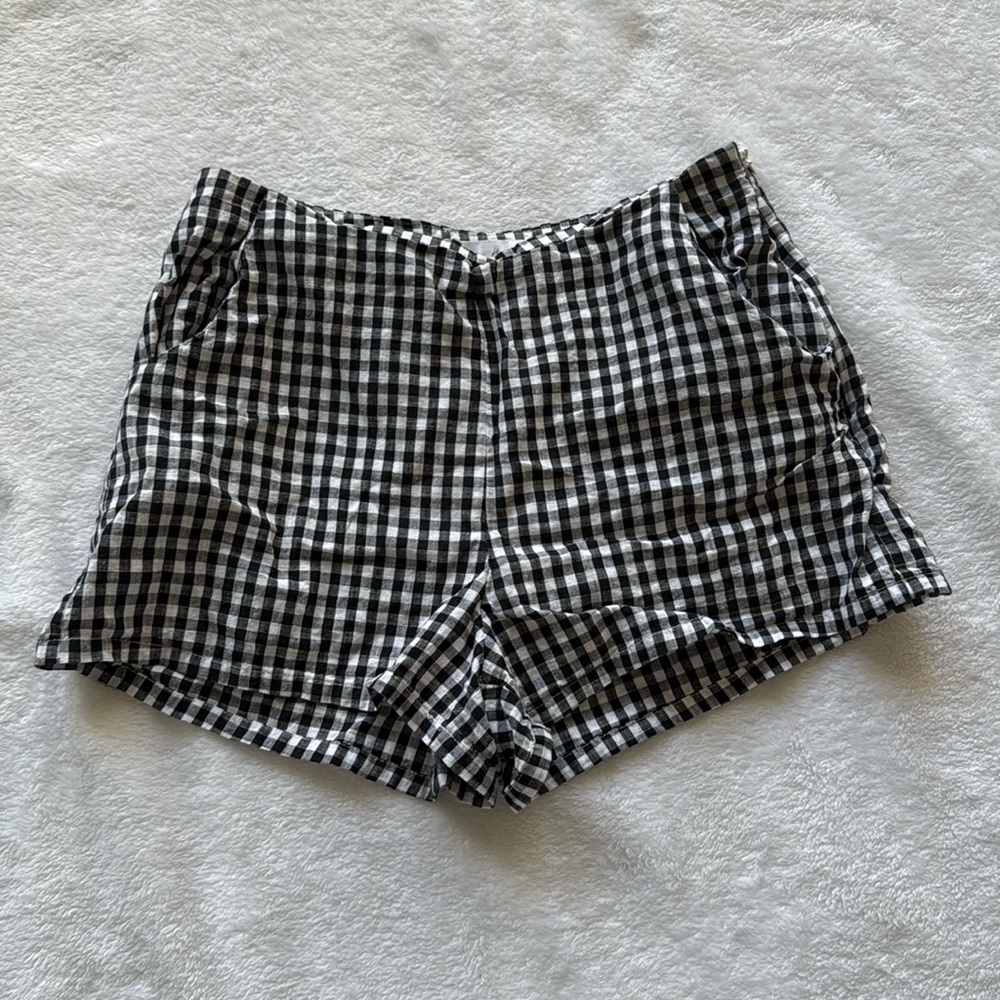 Gingham shorts